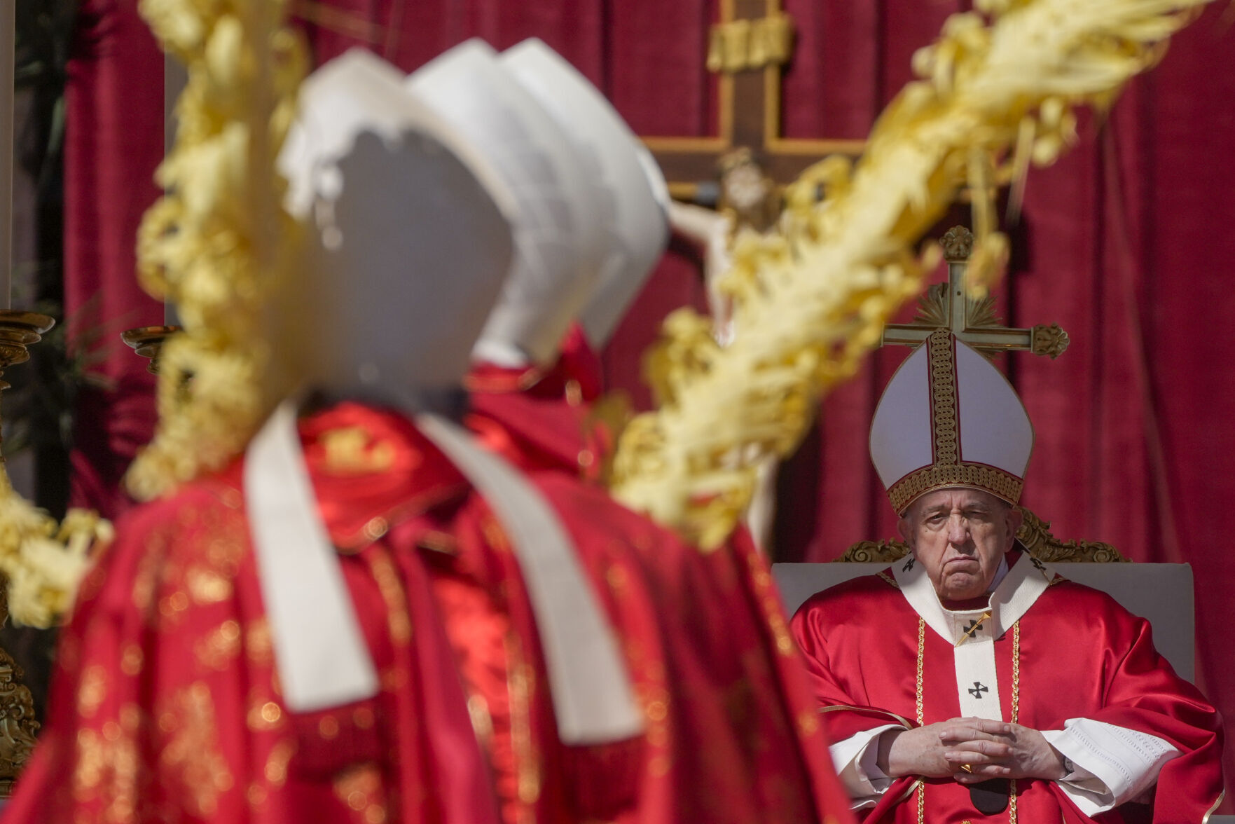 APTOPIX Vatican Pope Palm Sunday